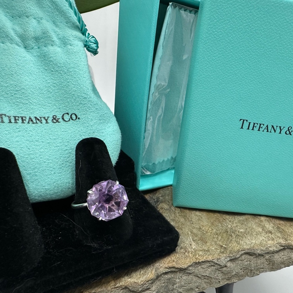 TIFFANY & CO Sparkler Amethyst Sz 7 with COA